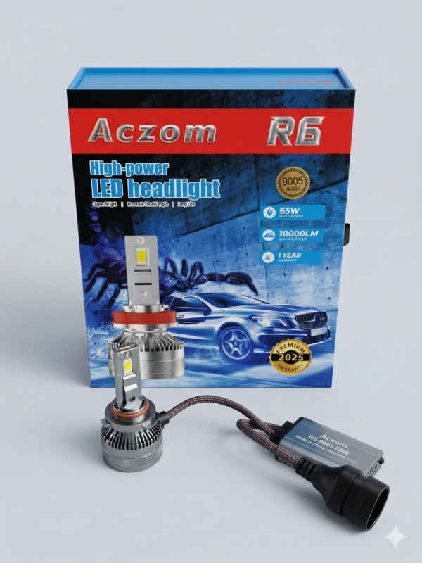 طقم لند ليد ACZOM R6 (9005)
